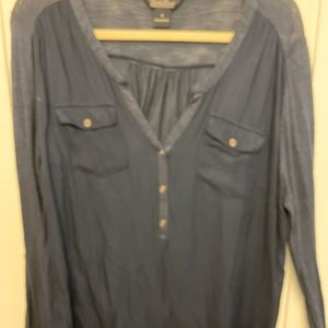 Navy blue blouse